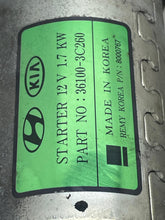 Load image into Gallery viewer, STARTER MOTOR Azera Santa Fe Cadenza Sedona Sorento 2012-2016 - NW644785