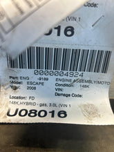 Load image into Gallery viewer, Engine Motor Ford Escape 2008 - NW652245