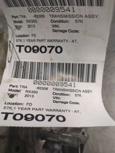 Load image into Gallery viewer, Transmission LEXUS RX350 2013 - NW561349