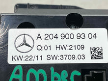 Load image into Gallery viewer, FRONT TEMPERATURE CONTROLS C250 C300 C350 C63 GLK350 11 12 - NW596702