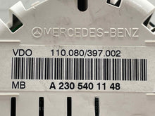 Load image into Gallery viewer, Speedometer Cluster Mercedes-Benz SL55 2009 - NW666095