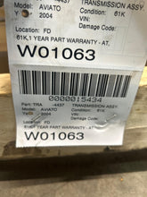 Load image into Gallery viewer, TRANSMISSION Lincoln Aviator 2004 04 2005 05 2WD - NW701462