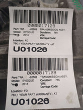 Load image into Gallery viewer, TRANSMISSION Land Rover Evoque 2014 14 2015 15 - NW590352
