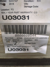 Load image into Gallery viewer, Engine Motor Hyundai Santa Fe 2016 - NW604362