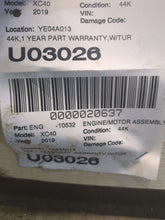 Load image into Gallery viewer, Engine Motor Volvo XC40 2019 - NW604064