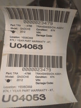 Load image into Gallery viewer, TRANSMISSION Durango Grand Cherokee 2012 12 2013 13 4X4 - NW615192