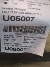 Load image into Gallery viewer, ENGINE MOTOR Audi A3 TT 2008 08 2009 09 3.2L VIN D - NW620691