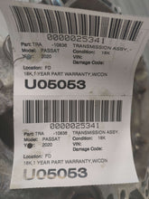 Load image into Gallery viewer, TRANSMISSION Volkswagen Passat 2020 20 - NW624682