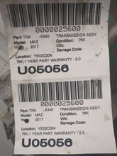Load image into Gallery viewer, Transmission Lincoln MKZ 2017 - NW625058