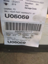 Load image into Gallery viewer, TRANSMISSION Subaru Legacy 2018 18 2019 19 - NW625209
