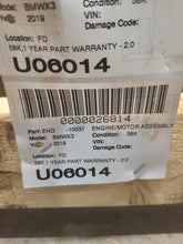 Load image into Gallery viewer, ENGINE MOTOR BMW 530i X3 X4 2017 17 2018 18 2019 19 2.0L - NW630302