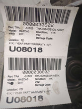 Load image into Gallery viewer, TRANSMISSION Mazda 3 2010 10 2011 11 2012 12 2013 13 TURBO - NW646418