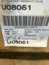 Load image into Gallery viewer, Engine Motor GIULIA 2019 - NW649376