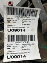 Load image into Gallery viewer, AUTOMATIC TRANSMISSION Beetle Golf Golf Cabriolet Golf Jetta 98-07 - NW654889