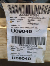 Load image into Gallery viewer, TRANSMISSION Porsche Cayenne 11 12 13 14 15 16 17 18 VIN A - NW657720