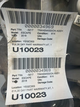 Load image into Gallery viewer, TRANSMISSION Ford Escape 2014 14 2015 15 2016 16 4X4 - NW666116