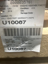 Load image into Gallery viewer, Engine Motor Honda CR-V 2019 - NW669287