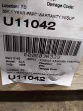 Load image into Gallery viewer, ENGINE Mercedes SLK 1997 97 1998 98 1999 99 2000 00 170 Type - NW678897