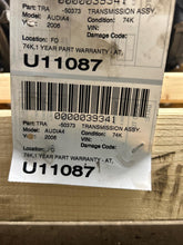 Load image into Gallery viewer, AUTOMATIC TRANSMISSION Audi A4 2006 06 - NW683078
