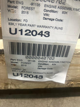 Load image into Gallery viewer, ENGINE MOTOR Subaru Forester 2014 14 2015 15 2.5L VIN A/E - NW689281
