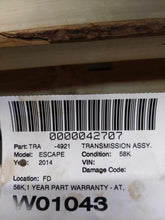Load image into Gallery viewer, TRANSMISSION Ford Escape 2013 13 2014 14 4X4 - NW698428