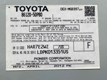 Load image into Gallery viewer, RADIO Lexus LS460 2010 10 2011 11 2012 12 - NW705757