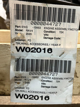 Load image into Gallery viewer, Engine Motor RAV4 2020 - NW708123