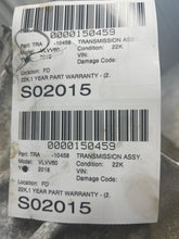 Load image into Gallery viewer, Transmission VOLVO V60 2018 - NW389860