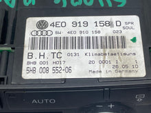 Load image into Gallery viewer, REAR TEMPERATURE CONTROLS Audi A8 S8 03 04 05 06 07 08 09 10 - NW468556