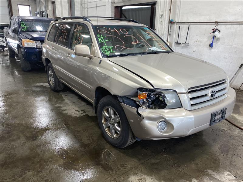 Quarter Panel Cut Toyota Highlander 2007 - 1349595 – Tom's Foreign Auto ...