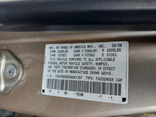 Load image into Gallery viewer, TRANSMISSION Honda Accord 2006 06 2007 07 VIN M - MM3119605