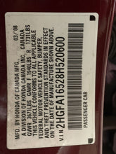Load image into Gallery viewer, ENGINE Honda Civic 2006 06 2007 07 2008 08 09 10 11 1.8L Gas - NW452232
