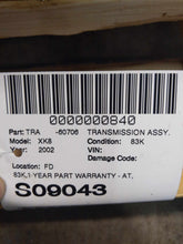 Load image into Gallery viewer, AUTOMATIC TRANSMISSION Vanden Pl XJ8 XJ8L XJR XK8 XKR 98-03 SUPERCHARGED - NW457626