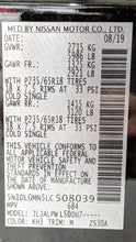 Load image into Gallery viewer, TRANSMISSION Infiniti QX60 Nissan Pathfinder 17 18 19 20 FWD - NW353867