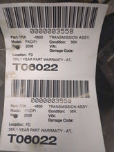 Load image into Gallery viewer, TRANSMISSION Chrysler Pacifica 2005 05 2006 06 FWD - NW535612