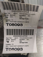 Load image into Gallery viewer, AUTOMATIC TRANSMISSION BMW 328i X3 2013 13 2014 14 AWD - NW555883