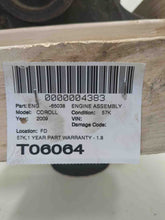 Load image into Gallery viewer, ENGINE MOTOR Corolla Matrix 2009 09 2010 10 1.8L - NW537370