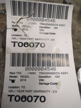 Load image into Gallery viewer, Transmission Buick Regal 2018 - NW538240
