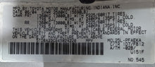 Load image into Gallery viewer, Speedometer Cluster Toyota Sienna 2004 - NW379900