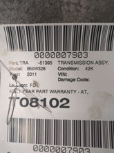 Load image into Gallery viewer, AUTOMATIC TRANSMISSION BMW 328i 09 10 11 12 13 AWD - NW554065