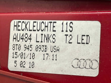 Load image into Gallery viewer, TRUNK LID MOUNTED TAIL LIGHT LAMP Audi A5 S5 08 09 10 11 12 Left - NW557589