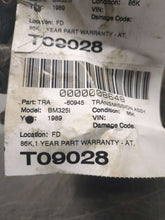 Load image into Gallery viewer, Transmission BMW 325I 1989 - NW554064