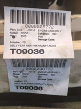 Load image into Gallery viewer, ENGINE Mini Cooper 2002 02 2003 03 2004 04 05 06 07 08 1.6L - NW551177