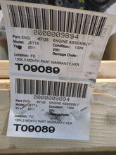 Load image into Gallery viewer, ENGINE MOTOR Beetle Golf Golf GTI Jetta Passat 11-14 2.5L - NW562084