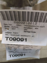 Load image into Gallery viewer, AUTOMATIC TRANSMISSION Audi A3 2006 06 2007 07 - NW561968
