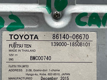 Load image into Gallery viewer, RADIO Toyota Camry 2016 16 2017 17 - NW476708