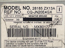 Load image into Gallery viewer, CD PLAYER RADIO Nissan Altima 2010 10 2011 11 2012 12 - NW488148