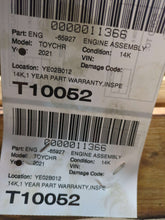 Load image into Gallery viewer, Engine Motor C-HR 2021 - NW568024