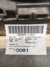 Load image into Gallery viewer, Transmission Chevrolet Colorado 2021 - NW570438