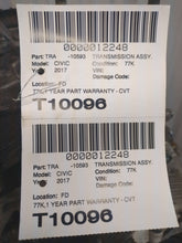 Load image into Gallery viewer, Transmission Honda Civic 2017 - NW571877